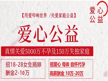 仪陇捐卵助孕生子 爱心志愿者招募